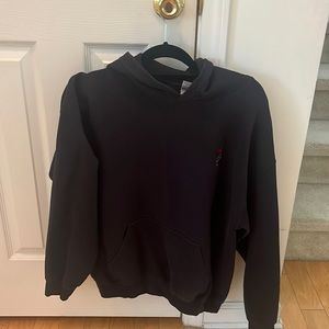 Rue 21 Rose Black Hoodie